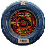 Teniska žica Pro's Pro Hexaspin Twist (200 m) - blue