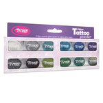 TyToo: Hladne boje šljokice set od 12x2,5ml