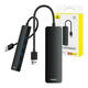 4u1 Hub Baseus UltraJoy Lite USB-A na USB 3.0 15 cm (crni)