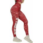 Nebbia Workout Leggings Rough Girl Red M Fitness hlače