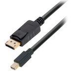 Transmedia DisplayPort plug to Mini DisplayPort plug, 2,0 m TRN-C274-2L