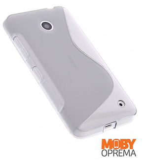 Nokia/Microsoft Lumia 630 siva silikonska maska