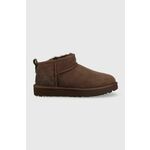 UGG Ležerne čizme 'Classic Ultra Mini' tamno smeđa 8773266