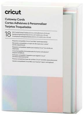 Cutaway kartice set pastelnih uzoraka R10 (8