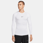 Majica Nike Pro Men's Dri-FIT Tight Long-Sleeve Fitness Top White/ Black S