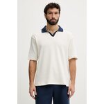 Guess polo za muškarce od pamuka JHONNY bež Z6GP05.K3208