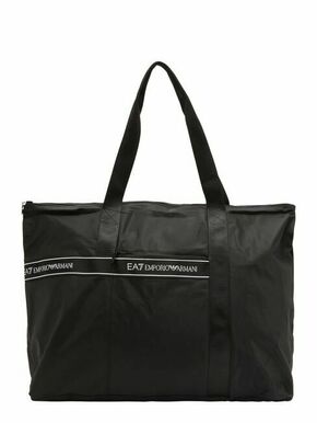 EA7 Emporio Armani Shopper torba crna / bijela