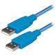 Transmedia USB 2,0 A to A, 5m, Blue TRN-C140-5HBL