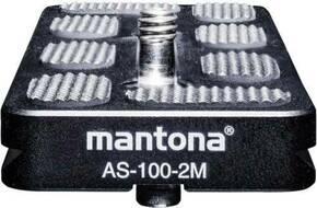 Mantona mantona AS-100-2M Schnellwechselplatte ploča za brzo otpuštanje Vanjski navoj=1/4''