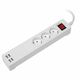 TRN-NW10-L - Transmedia Smart 3-way power strip with 4 USB charging ports total 5V 2,1A - TRN-NW10-L - Transmedia Smart 3-way power strip with 4 USB charging ports total 5V 2,1A - for your SMART HOME Connection options for 7 devices Voice control...