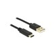 Delock USB 2.0 Type-A muški / USB 2.0 Type-C muški kabel, 2m