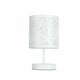 FANEUROPE I-BATIK/L | Batik Faneurope stolna svjetiljka Luce Ambiente Design 19cm s prekidačem 1x E14 bijelo, prozirna bijela