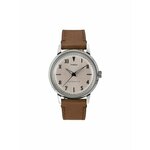 Sat Timex Automatic Silver/Brown
