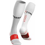 Compressport Full Socks Run White T3 Čarape za trčanje
