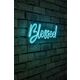 Ukrasna plastična LED rasvjeta, Blessed - Blue