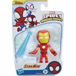 Spider-Man: Póki i njegovi nevjerojatni prijatelji Iron Man akcijska figura s dodatkom 10cm - Hasbro