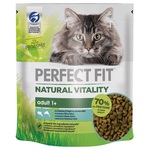 Perfect Fit Natural Vitality Adult 1+ suha hrana za mačke s lososom i bijela mesna ribom 650 g