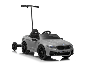 Licencirani auto na akumulator BMW M5 + platforma - sivi/lakirani