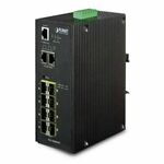 Planet Industrial 10-Port (8x 100 1000 SFP slots 2x RJ45 GbE) Managed Switch (-40~75C) PLT-IGS-10080MFT PLT-IGS-10080MFT