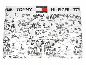 Bokserice Tommy Hilfiger Trunk Print 1P - greetings white