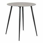 Sivi okrugli stolić za kavu keramički ø 60 cm Lazio – House Nordic