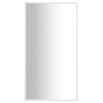 vidaXL Ogledalo bijelo 100 x 60 cm