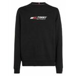 Muška sportski pulover Tommy Hilfiger Essentials Crew - black