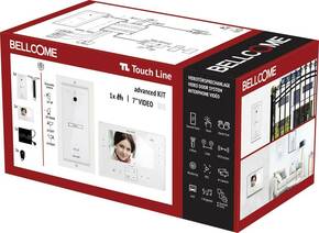 Bellcome Advanced 7'' Video-Kit 1 Familie video portafon za vrata žičani kompletan set 8-dijelni bijela