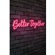 Ukrasna plastična LED rasvjeta, Better Together - Pink