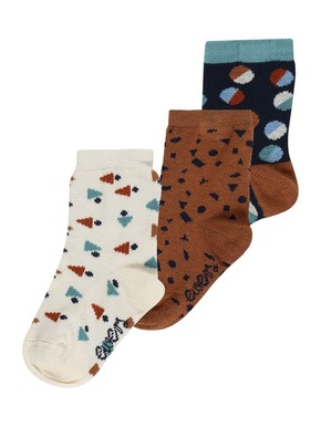 EWERS Čarape smeđa / bež / noćno plava