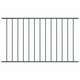 Panel za ogradu od čelika obloženog prahom 1 7 x 1 m antracit