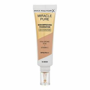 Max Factor Miracle Pure Skin-Improving Foundation puder za sve vrste kože 30 ml nijansa 55 Beige