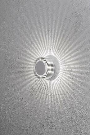 Konstsmide Monza 7932-310 LED vanjsko zidno svjetlo Energetska učinkovitost 2021: G (A - G) LED LED fiksno ugrađena 5 W aluminij boja
