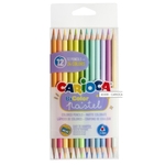Bi-Color olovke u boji s obje strane pastelne boje 12kom - Carioca