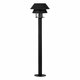 EGLO 900803 | Chiappera Eglo podna svjetiljka 80cm 1x E27 IP65 crno, prozirno