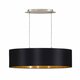 EGLO 31611 | Eglo-Maserlo-BG Eglo visilice svjetiljka ovalni 2x E27 blistavo crna, zlatno, nikel