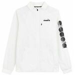 Muška sportski pulover Diadora FZ Jacket M - optical white