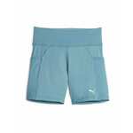 PUMA Sportske hlače sivkasto plava / bijela