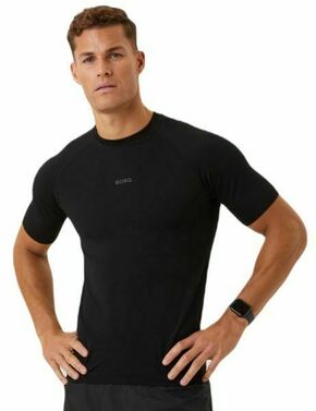 Muška majica Björn Borg Running Seamless T-Shirt - black beauty