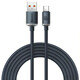 Baseus Crystal Shine Series kabel za punjenje / podatkovni kabel USB-A / USB-C 100W 2m, crni