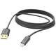 Hama USB kabel za punjenje USB 2.0 Apple Lightning utikač, USB-A utikač 3 m crna 00201582