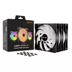 BE QUIET! Light Wings LX 140mm PWM 3 komadni set crno