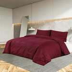 Set posteljine za poplun Bordo 140x200 cm pamučni