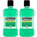 Listerine vodica za ispiranje usta Freshburst, 2 x 500 ml