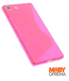 Sony Xperia M5 roza silikonska maska