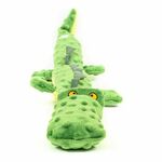 Pseća igračka Gloria Dogmonsters 65 x 5 x 6 cm Zelena Krokodil , 114 g