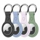 Dux Ducis set of 4 silicone pieces for Apple AirTag Black/Green/Pink/Blue