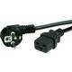 VRIJEDNOST mrežni kabel s kontaktom za uzemljenje- IEC320-C19 16A, crni, 3 m Value 19.99.1553 struja priključni kabel crna 3.00 m