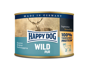 Happy Dog Wild Pur - Divljač u konzervi 6 x 200 g