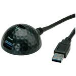 Value USB kabel USB 3.2 gen. 1 (USB 3.0) USB-A utikač, USB-A utičnica 1.50 m crna sa zaštitom 11.99.8999